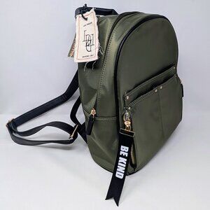 Like Dreams Olive "Vegan" Lightweight Nylon Mini Backpack Style #H206730 (NWT)